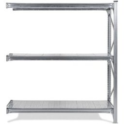 Lagerhylla Maxi, utbyggnad, BxDxH 1820x800x2000, galvade hyllplan