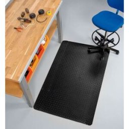 Arbetsplatsmatta Senso Deck, löpmeter, löpmeter, bredd 910 mm, svart