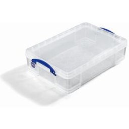 Plastlåda Benjamin, med lock, volym 24,5 l, LxBxH 600 x 400 x 155 mm,