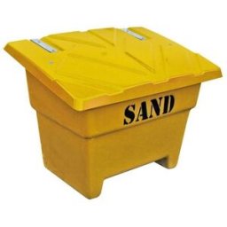 Gatusandlåda Kiruna, 350 l, gul, LxBxH 1120x790x860 mm