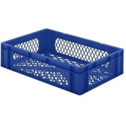 Plastback Teff med perforerad sida och botten, LxBxH 600x400x145 mm, b