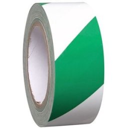 Golvtejp Ran, L 33 m/rle, B 50 mm, grön/vit, 16 rle/fp