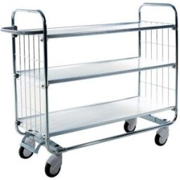 Hyllvagn Enrica, 1395x470x1120 mm, 3 hyllplan