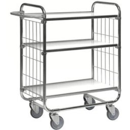 Hyllvagn Ven, LxBxH 815x470x1120 mm, 3 hyllplan