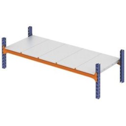 Hyllplan Armida, med galvaniserade stålhyllor, BxD 1350 x 600 mm
