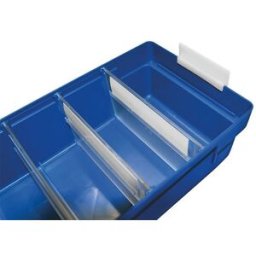 Lådstopp 80x40 mm till lagerlådor, 100-pack