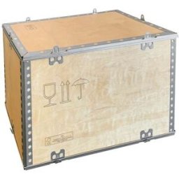 Plywoodlåda, hopfällbar, LxBxH 580x380x380 mm, 5-19 st