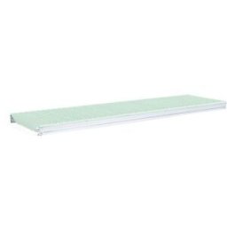 Hyllplan till Lagerhylla Flex, BxD 1500x320, grön plast, frysmiljö