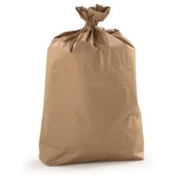 Papperssäck Mathias, volym 120 l, BxH 700 x 950 mm, brun, 500-pack