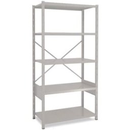 Lagerhylla Vit/Vit, grund, BxDxH 1000x500x1960, öppen