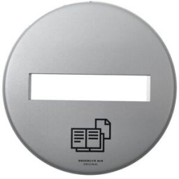 Lock till Soptunna Brooklyn Bin, rektangulärt hål papper, grå