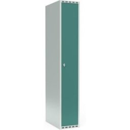 Klädskåp Fydor SMG, BxDxH 300x550x1752 mm, 1 dörr i 1 skåp, plant tak,
