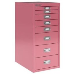 BISLEY Hurts Classic 29, 8 lådor A4, rosa