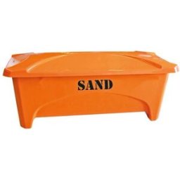 Gatusandlåda Kiruna, 475 l, orange, LxBxH 1760x750x745 mm