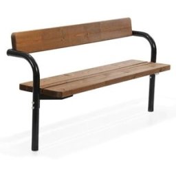 Parkbänk Mira, 1600 mm, linoljad furu