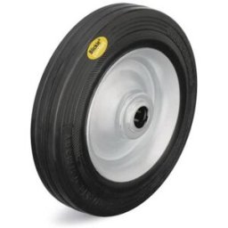 Halvelastiskt hjul, stålfälg, löst hjul, rullager, ØxB 180x50 mm, max