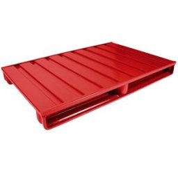 Stålpall Afsan, LxB 1000x800 mm, max 2000 kg, röd, 10 st eller fler