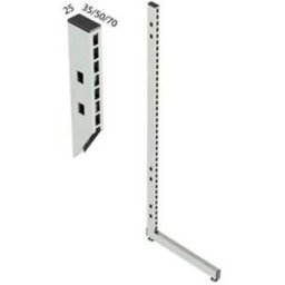 Butikshylla Classic, L-gavel, med justerbar fot, HxD 1496x460 mm