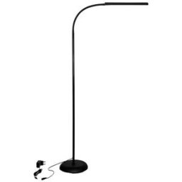 Golvlampa LED Egon, dimbar, 7 W, svart