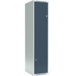 Z-skåp Fydor SMZ, BxDxH 400x550x1752 mm, 2 dörrar i 1 skåp, plant tak,