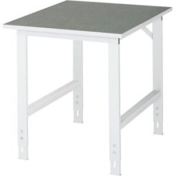 Arbetsbord Rickard, underrede 60 x 30 mm, linoleumskiva, BxD 750 x 100