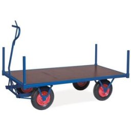 Transportvagn, med hörnstolpar, LxB 2500x1000 mm, max 750-1500 kg