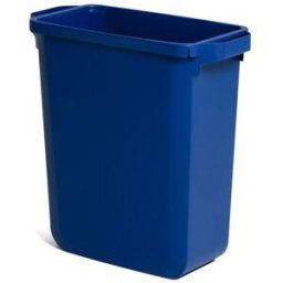 Källsorteringskärl DURABIN, 60 L, blå