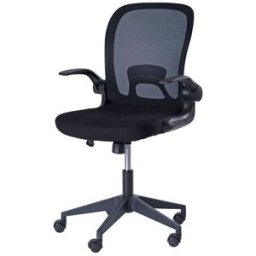 Kontorsstol Sun-Flex Hideaway, med fällbar rygg, svart