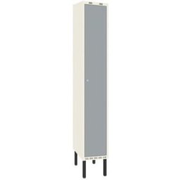 Klädskåp Sonesson, BxDxH 300x550x1900 mm, benstativ, 1 dörr i 1 skåp,