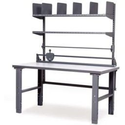 Arbetsbänk Tor Packbord, BxD 1600x800 mm, grå, max 500 kg