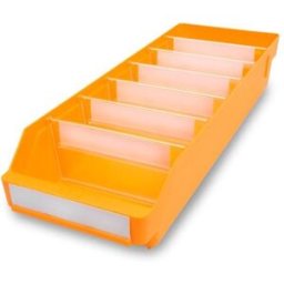 Lagerlåda Stemo 500x180x95 mm, 20-pack, gul