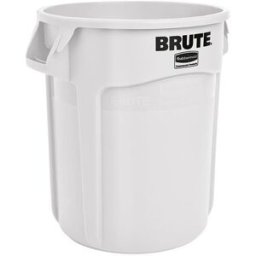 Plasttunna Rubbermaid Brute, 75 L, vit