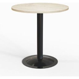 Pelarbord Sputnik, Ø 700 mm, ek/svart