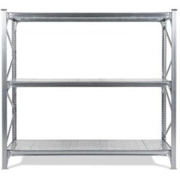 Lagerhylla Maxi, grund, BxDxH 2186x1200x2000, galvade hyllplan