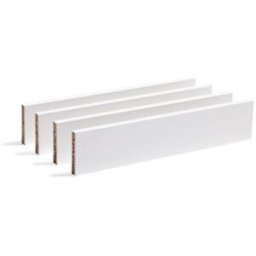Lådavskiljare till Skrivbordshurts Miami, 4-pack, vit