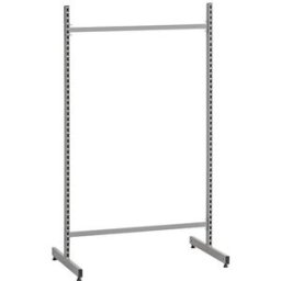 Dubbelställ Lodur, grund, HxB 1550x925 mm, kapacitet 150 kg