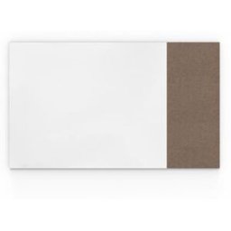Whiteboard Lintex Air Textile, BxH 2080x1190 mm, brun