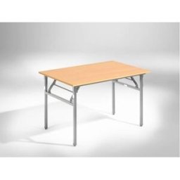 Fällbord Starko, 1200x800 mm, bok/silver