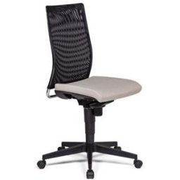 Kontorsstol Hamilton, beige, nätrygg