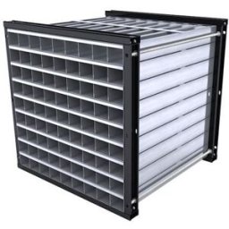 Fackhylla Victor, HxBxD 1000 x 1000 x 1000 mm, 81 tråg, 9 x 9 fack