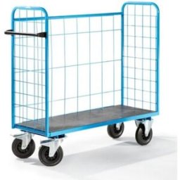Postbur 500 kg Noor, med gallerväggar, på 3 sidor, längd 1420 mm