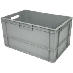 Plastlåda Idona, 60 liter, grå