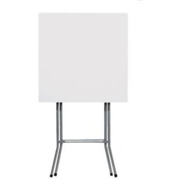Fällbart ståbord, LxB 700x700 mm, vit skiva