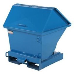 Tippcontainer Argos med högt lock 200 L, LxBxH 815x780x900 mm, blå