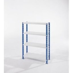 Lagerhylla Jolene, hyllplan stålplåt, HxBxD 1508 x 1050 x 600 mm, grun