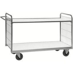 Hyllvagn Fyn, LxBxH 1790x650x1025 mm, 2 hyllplan