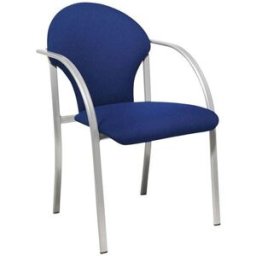 Konferensstol Stapelbar, 2 st/fp, blå