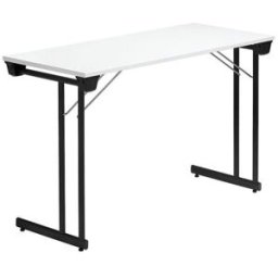 Utbildningsbord Hatty, 1200x600 mm, vit/svart