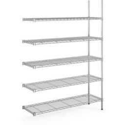 Gallerhylla Joel, belastning per hyllplan 100 kg, BxD 1220 x 460 mm, u