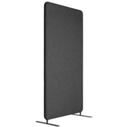 Skärmvägg Softline Salsa, BxDxH 1000x50x1500 mm, mörkgrå